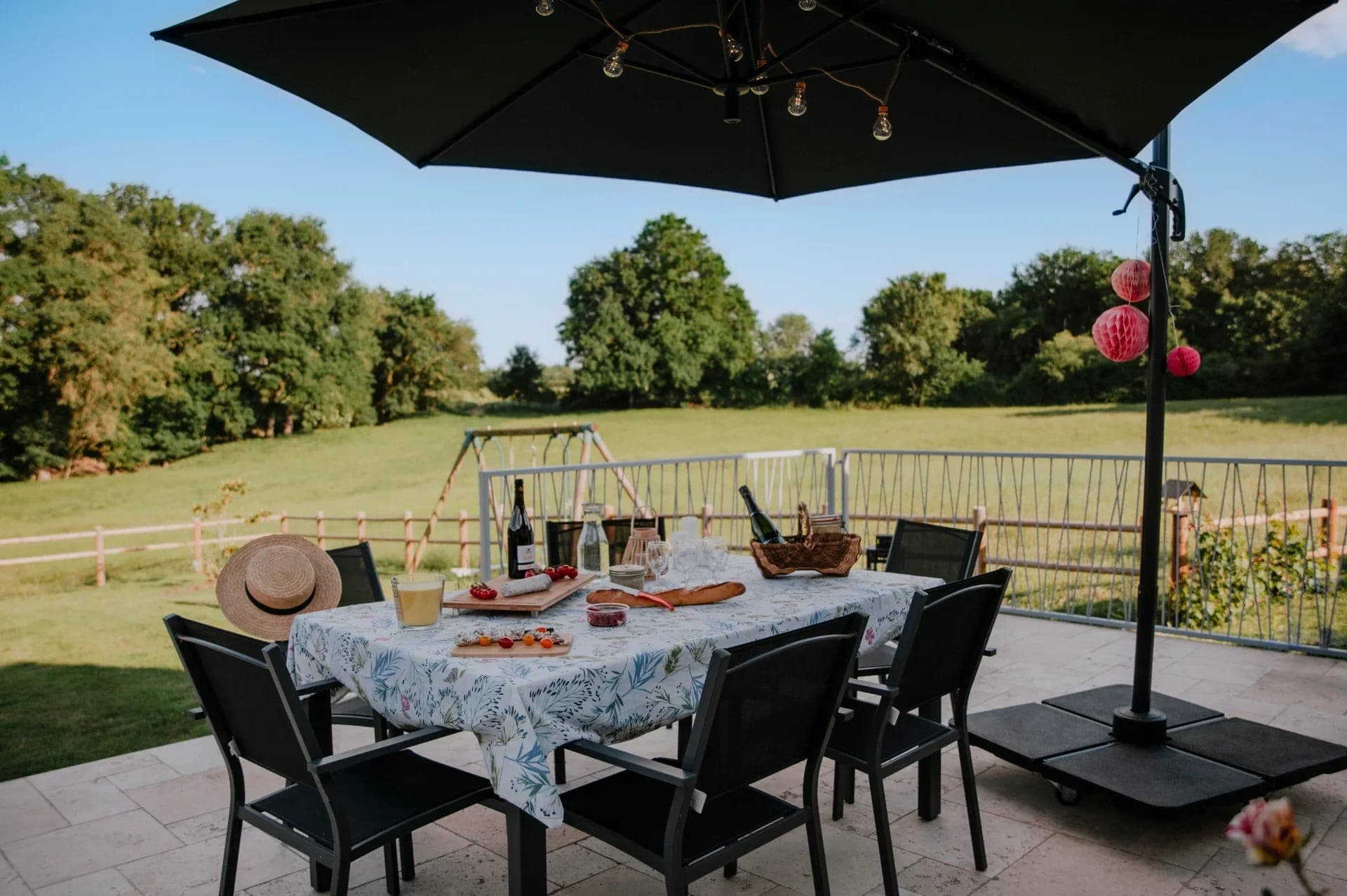 Terrasse et jardin